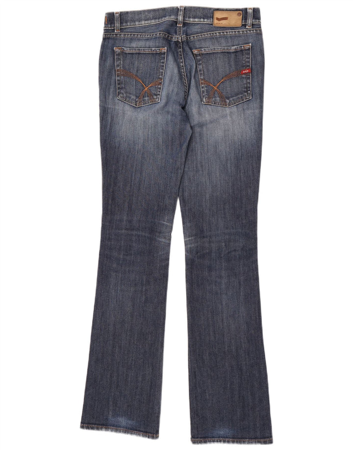 Damskie jeansy Bootcut Gas W29 L34 Niebieskie bawełniane