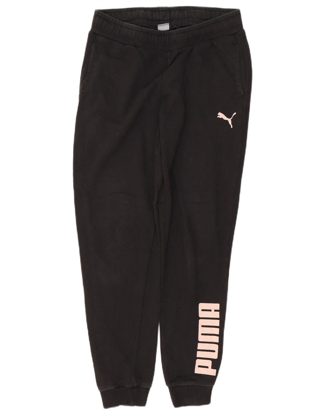 Damskie spodnie dresowe PUMA z grafiką Joggers UK 14 Średnia czerń