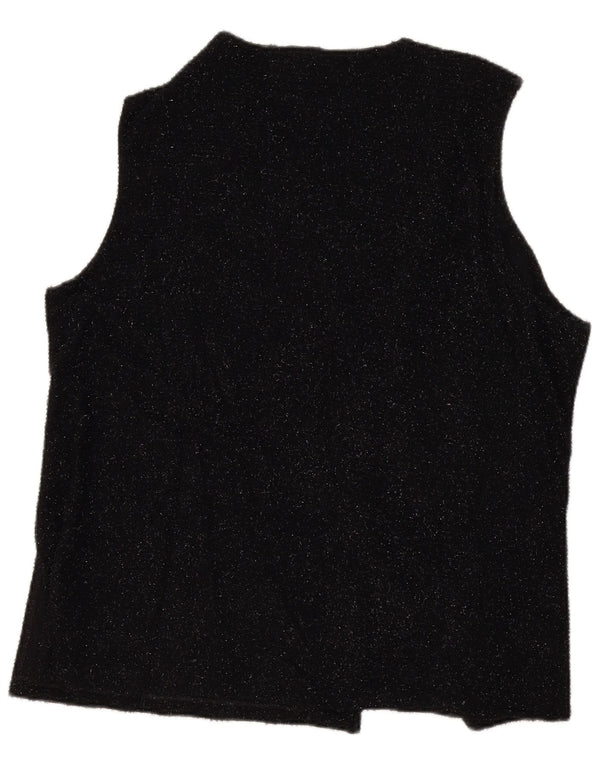 Damski sweter bez rękawów Primavera Firenze IT 53 2XL czarny