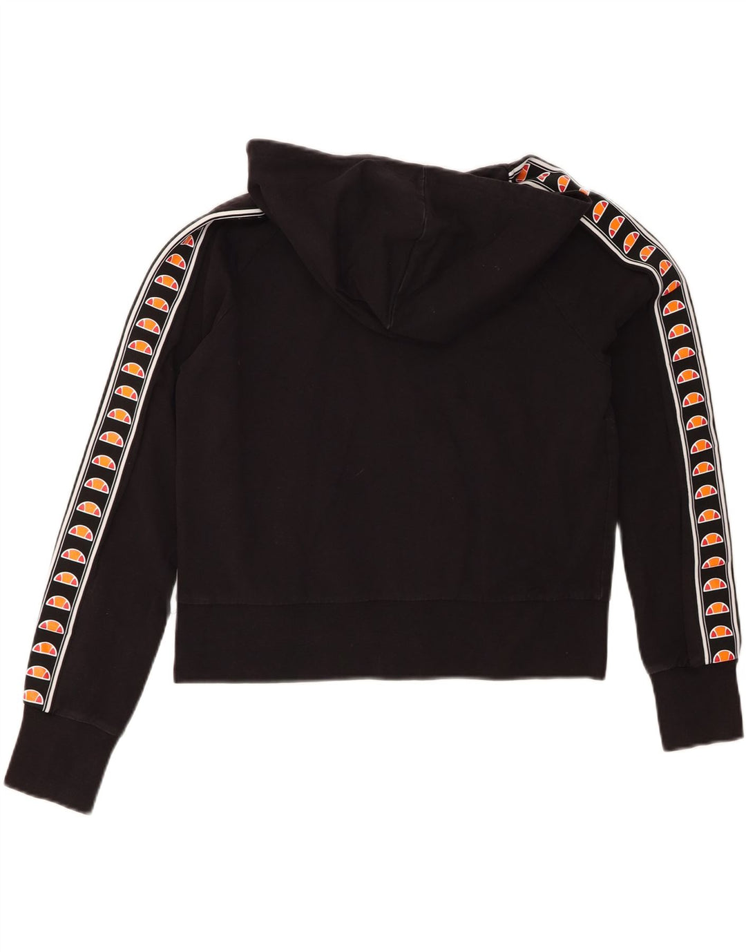 Damski sweter z kapturem i zamkiem błyskawicznym Ellesse UK 14, duży, czarny, bawełniany