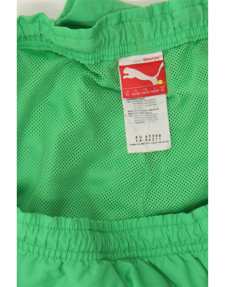 Męskie spodenki sportowe Puma Graphic XL, zielone, poliestrowe