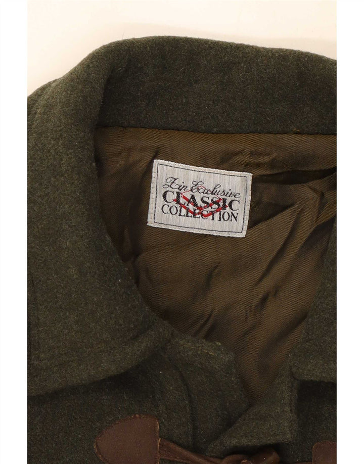 Vintage męski budrysówka UK 38, średnia wełna khaki