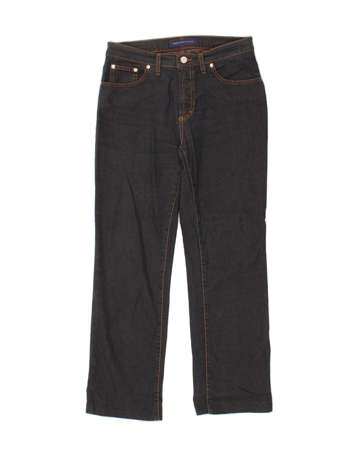 TRUSSARDI Womens Straight Jeans W29 L26  Navy Blue Cotton Vintage Trussardi and Second-Hand Trussardi from Messina Hembry 