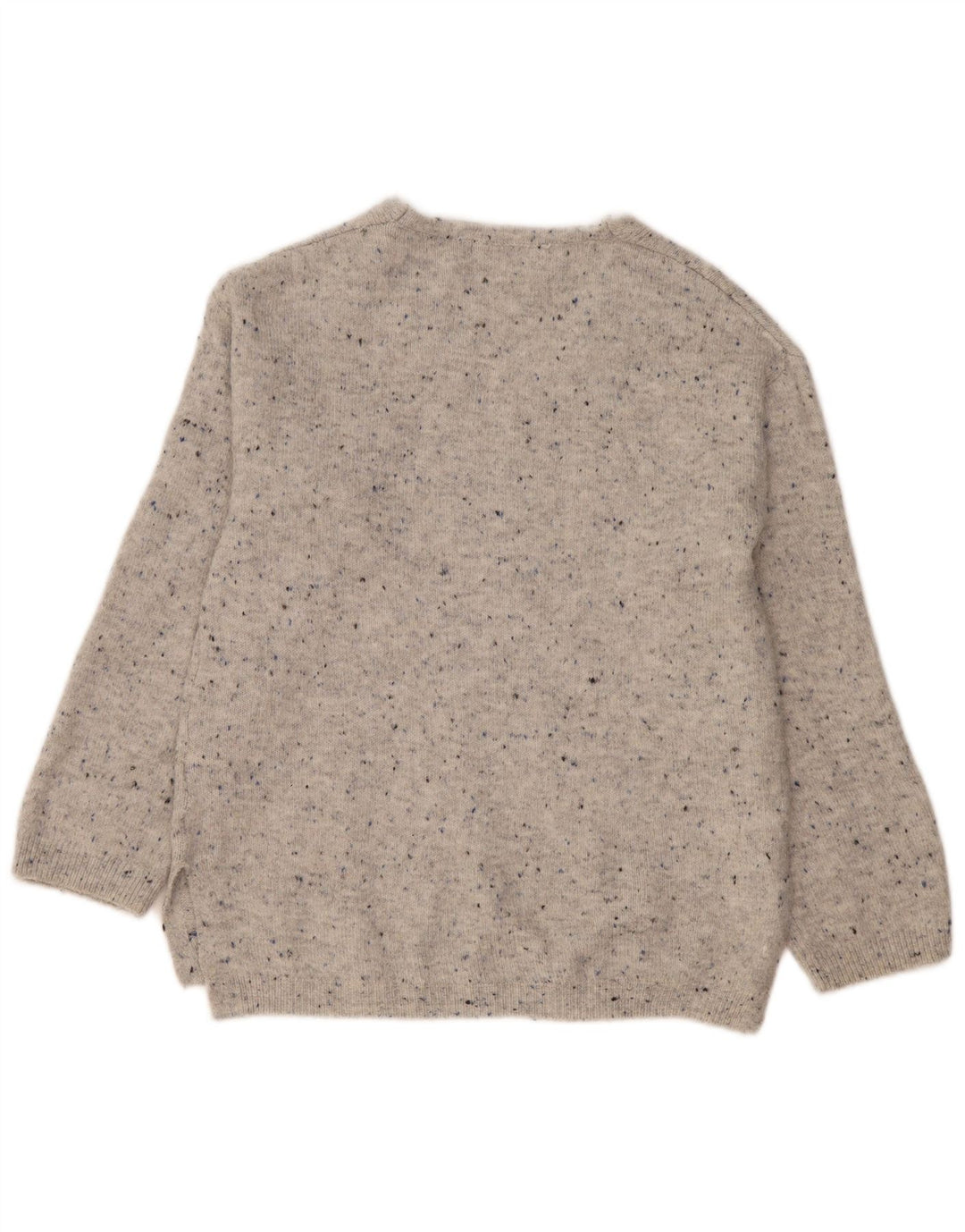 Damski sweter oversize z dekoltem w kształcie litery V, UK 10, mały