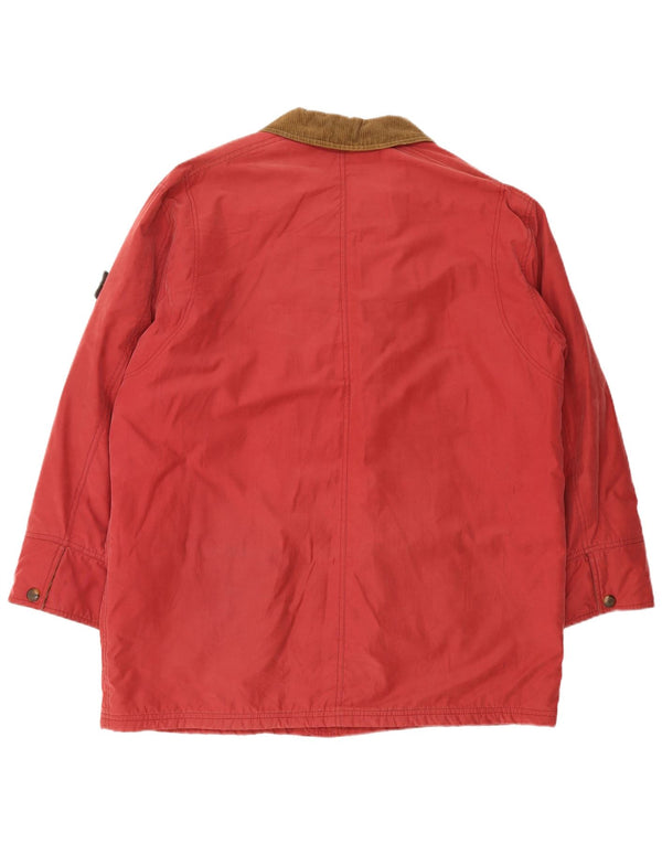 Męska kurtka wiatrówka Cotton's Industries UK 42 XL, czerwona bawełna