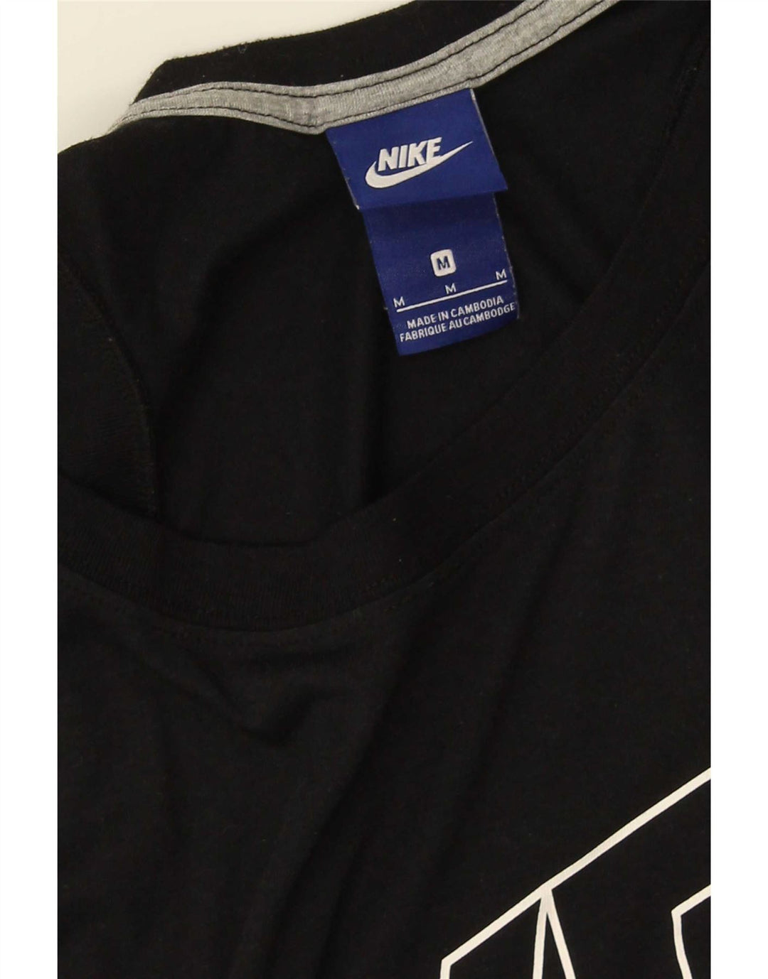 Damska koszulka z kamizelką z grafiką Nike UK 14, średnia czerń