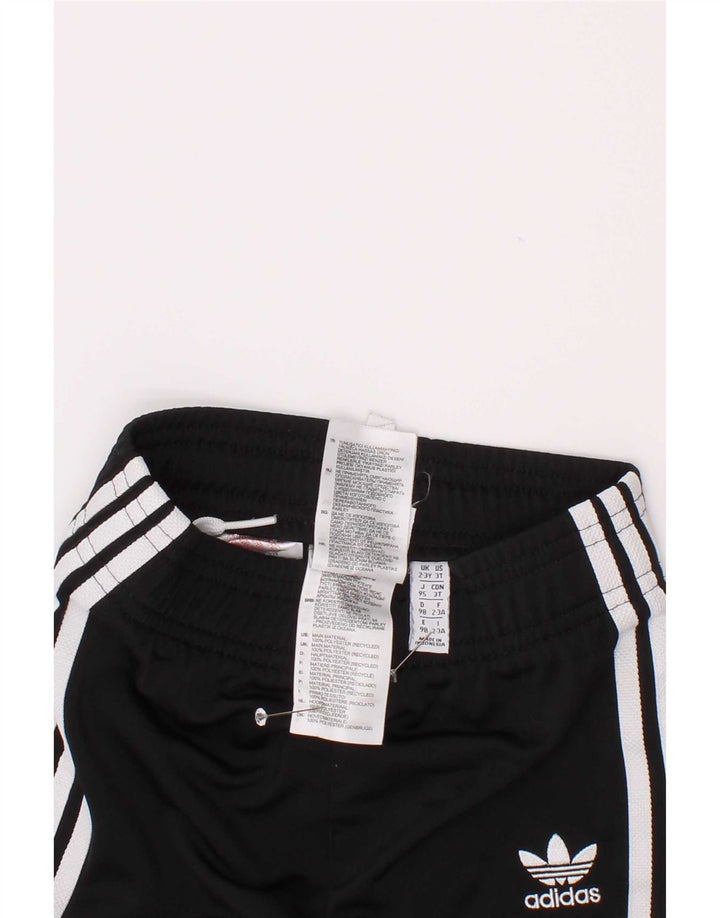 Adidas Chłopięce Spodnie Dresowe Joggery 2-3 Lat Czarny Poliester
