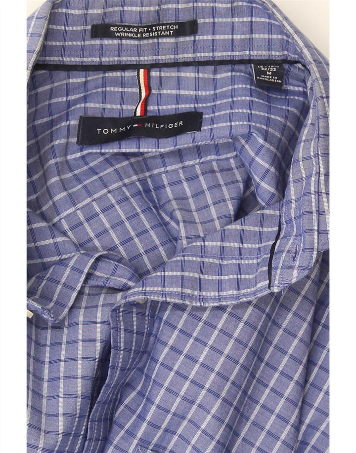 Koszula męska Tommy Hilfiger o regularnym kroju, rozmiar 15/15 1/2, średnia niebieska kratka