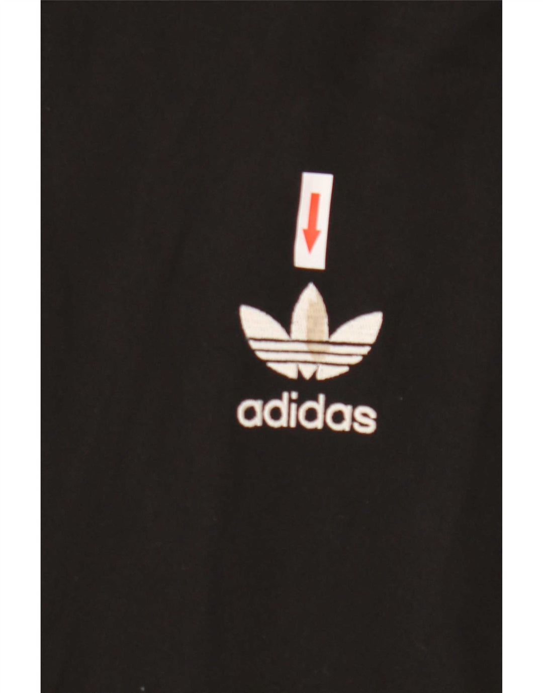 Adidas Męska bluza dresowa Top Jacket UK 36/38 Mały czarny poliester
