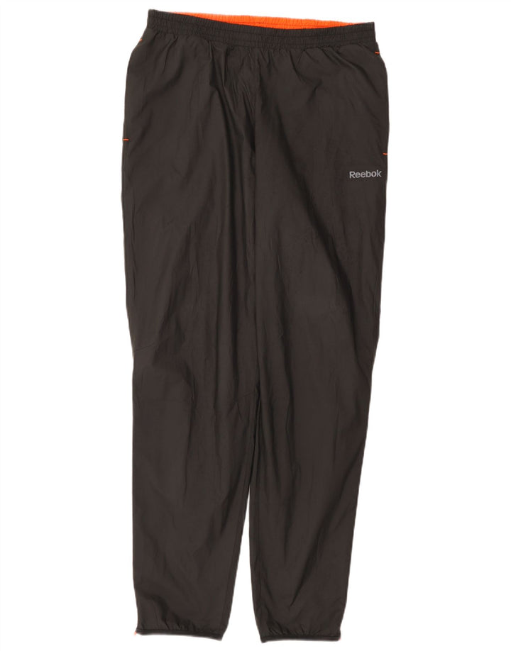 Męskie spodnie dresowe Reebok Joggers, średni czarny poliester