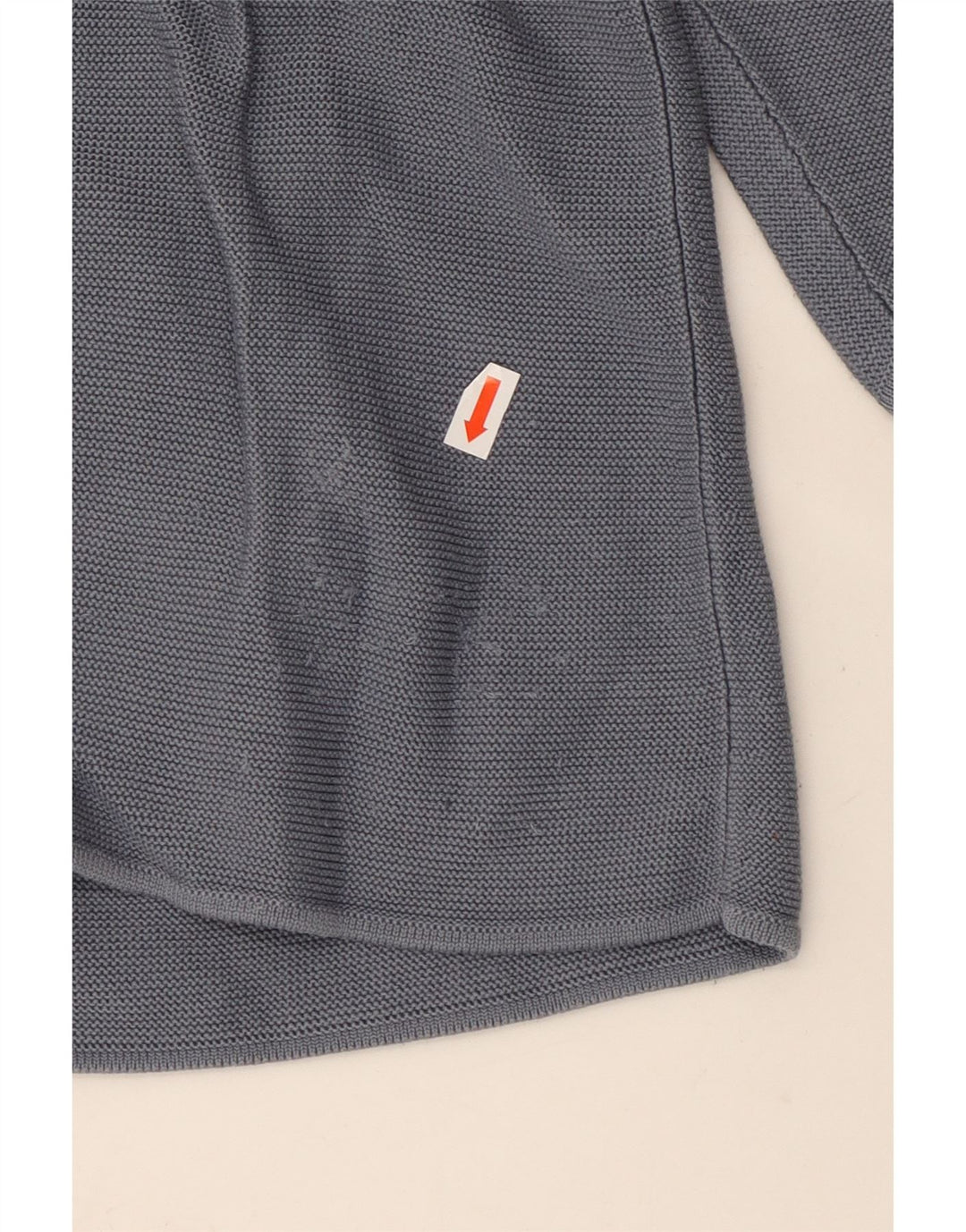 COS Damski sweter oversize z rękawem 3/4 i dekoltem w łódkę, UK 16, duży, szary