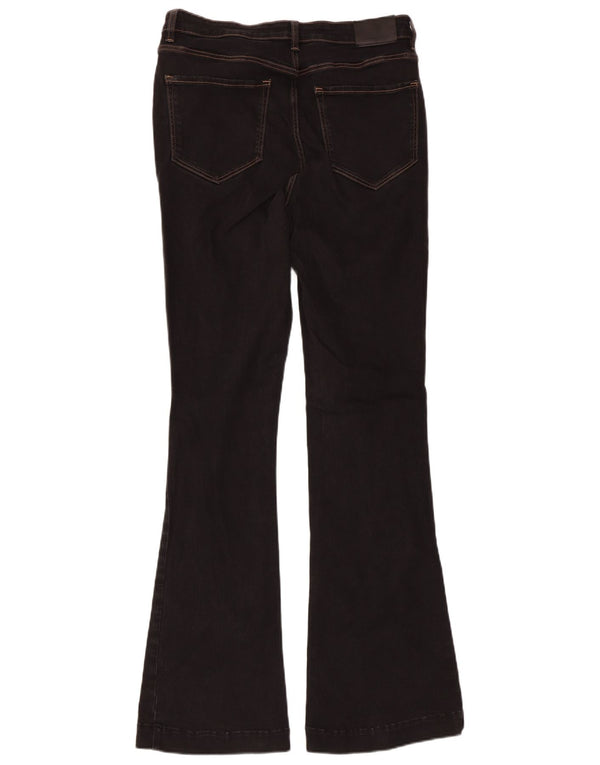 Damskie jeansy Bootcut MASSIMO DUTTI EU 42 Large W32 L32 Czarna bawełna