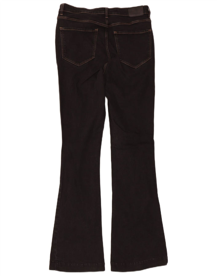 Damskie jeansy Bootcut MASSIMO DUTTI EU 42 Large W32 L32 Czarna bawełna