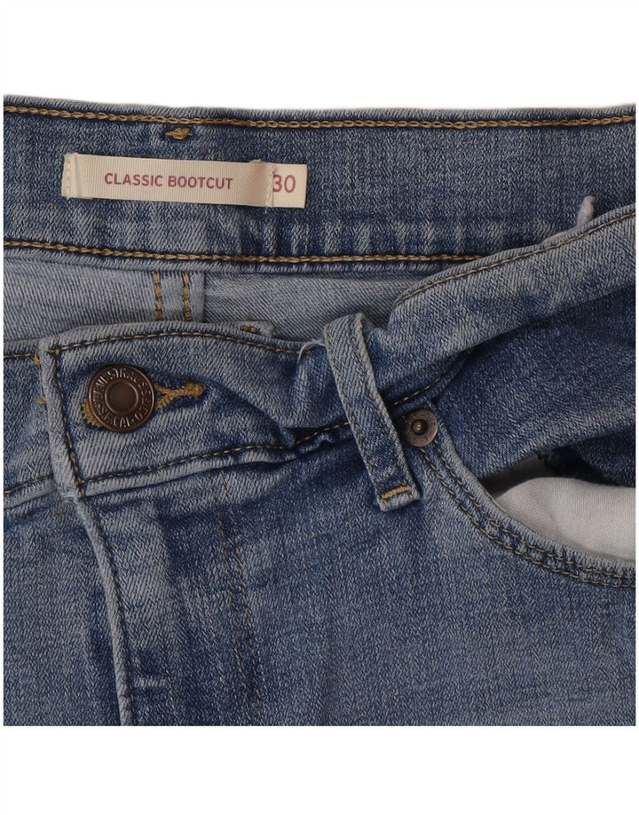 Damskie klasyczne jeansy Bootcut Levi's W30 L33 Niebieskie