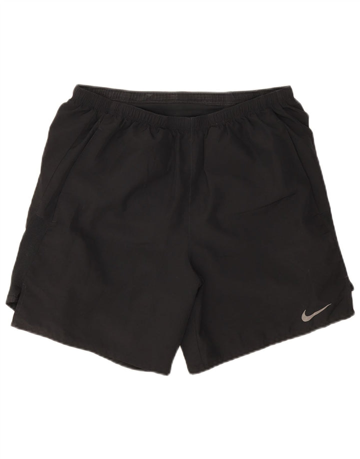 Męskie spodenki sportowe Nike Dri Fit, średni czarny poliester