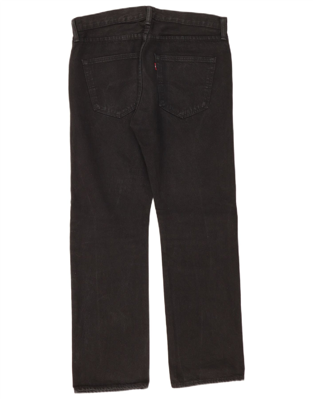 Męskie proste dżinsy Levi's W32 L30 Czarna bawełna