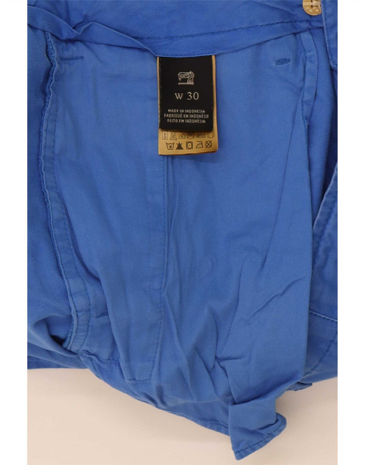 Męskie spodenki Chino Scotch & Soda W30 Średnioniebieskie, bawełniane