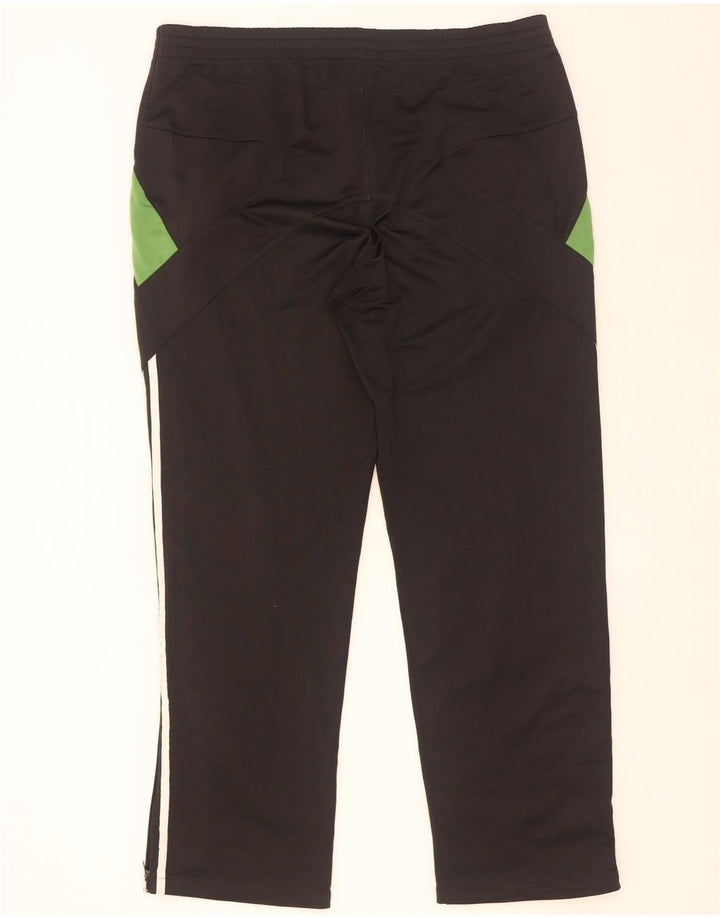 Męskie spodnie dresowe Adidas XL, czarny, poliester z blokami kolorów