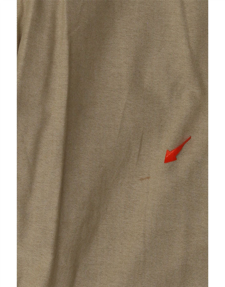 ZARA Mens Slim Fit Shirt XL Khaki Cotton