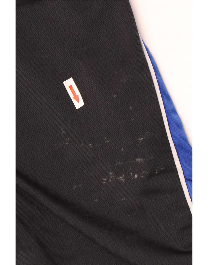 Męskie spodnie dresowe Reebok z grafiką, małe, czarne, z blokami kolorów, z poliestru