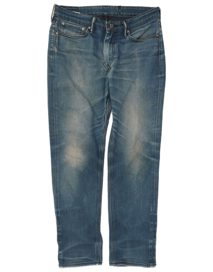 Męskie jeansy Levi's 511 Slim W32 L30 Niebieska bawełna
