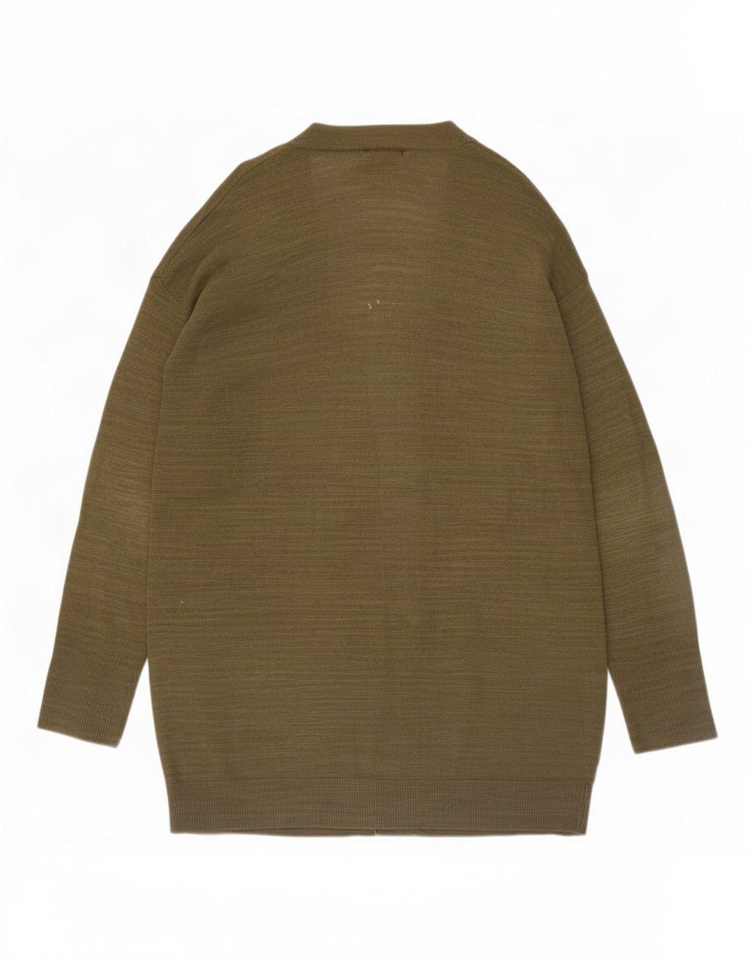 Sweter damski Massimo Dutti Longline Open Cardigan UK 14 Medium Khaki