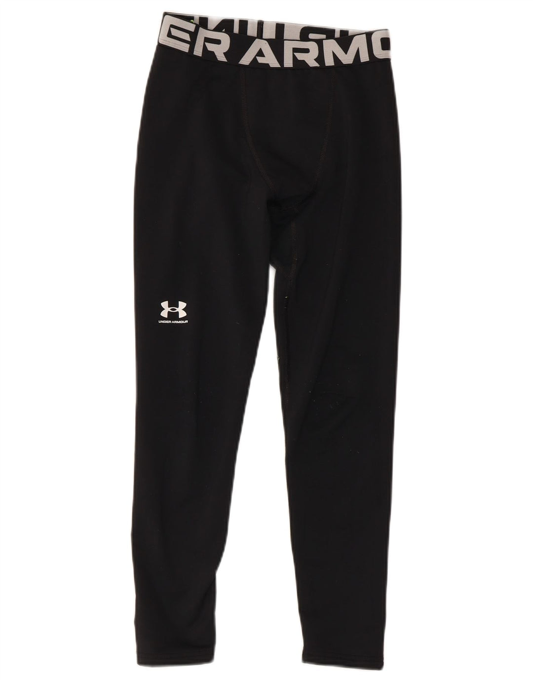 Legginsy chłopięce UNDER ARMOUR Cold Gear Graphic 9-10 lat, średnie czarne