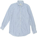 MICHAEL KORS Mens Shirt Size 15 1/2 Medium Blue Check Cotton | Vintage Michael Kors | Thrift | Second-Hand Michael Kors | Used Clothing | Messina Hembry 