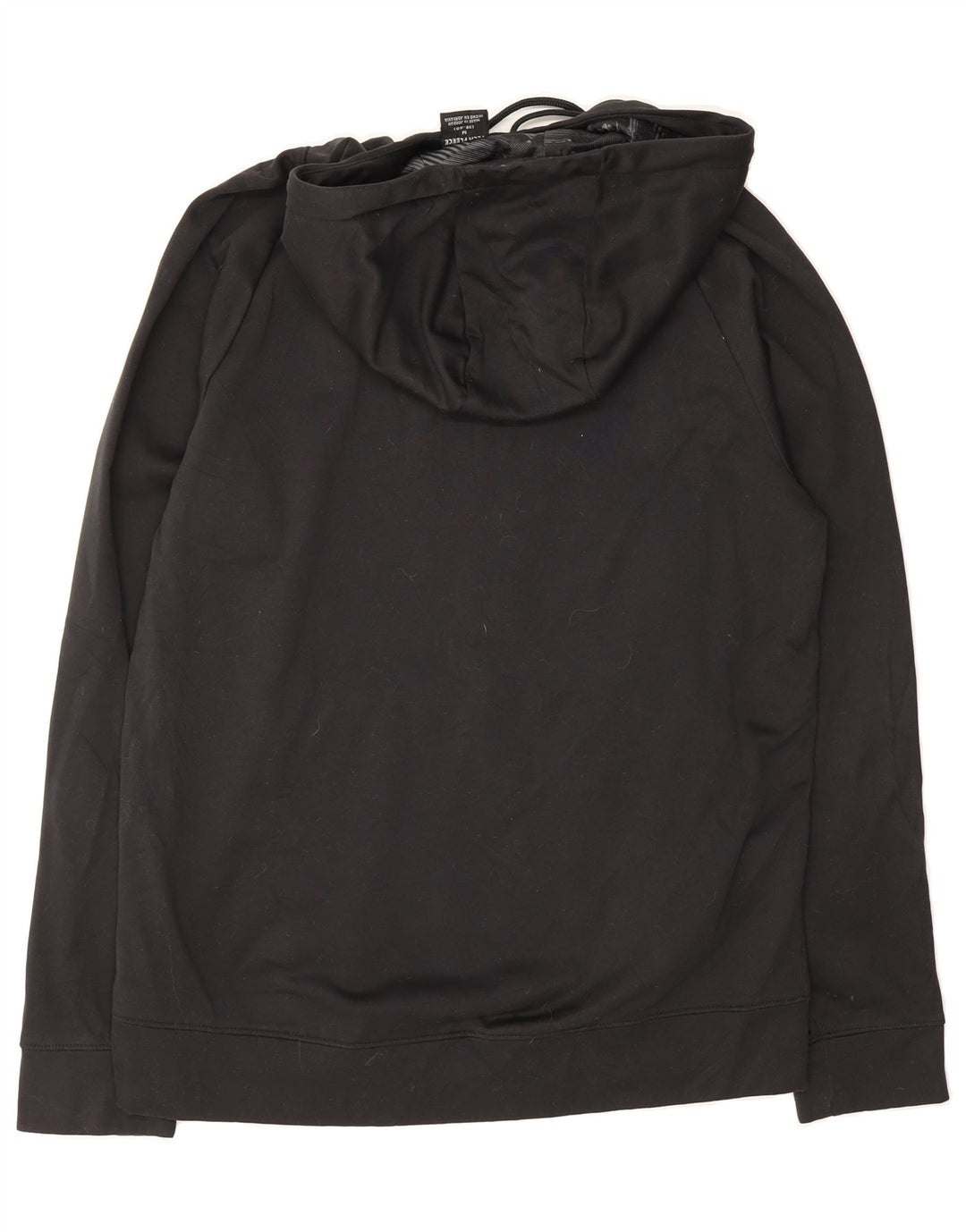 RUSSELL ATHLETIC Mens Hoodie Jumper UK 38/40 Medium Black Polyester Vintage Russell Athletic and Second-Hand Russell Athletic from Messina Hembry 