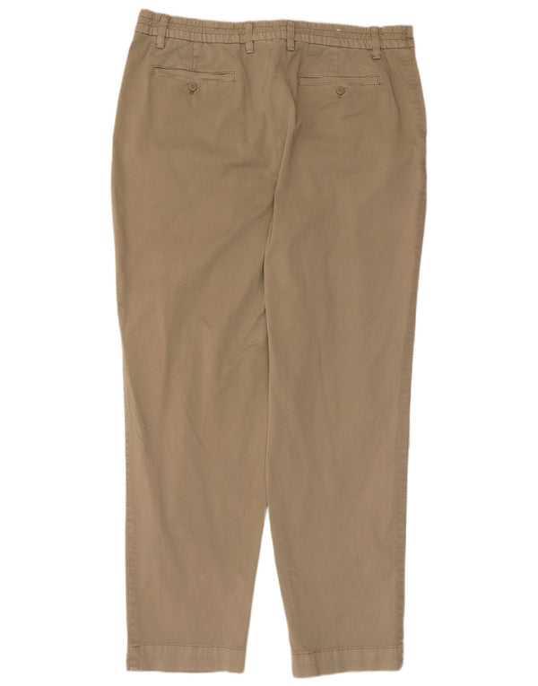 Męskie zwężane spodnie chino ZARA 2XL W36 L31 Beżowa bawełna