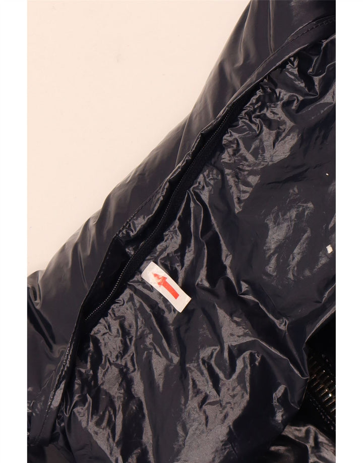 Damski płaszcz ocieplany Dkny UK 18 XL granatowy nylon