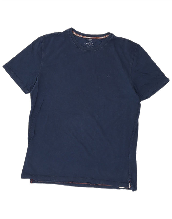 T-shirt męski White Stuff Średni, granatowy, bawełniany