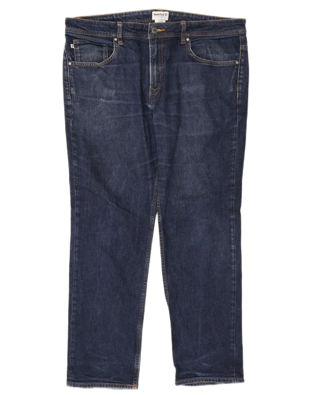 Męskie proste dżinsy Timberland W38 L32 Granatowa bawełna