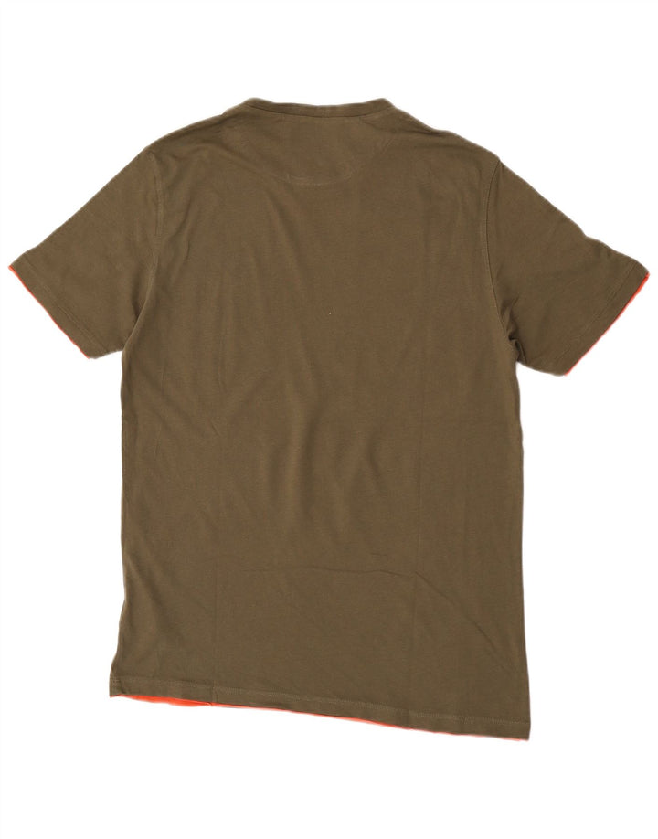 T-shirt męski Liu Jo, duży, bawełniany khaki