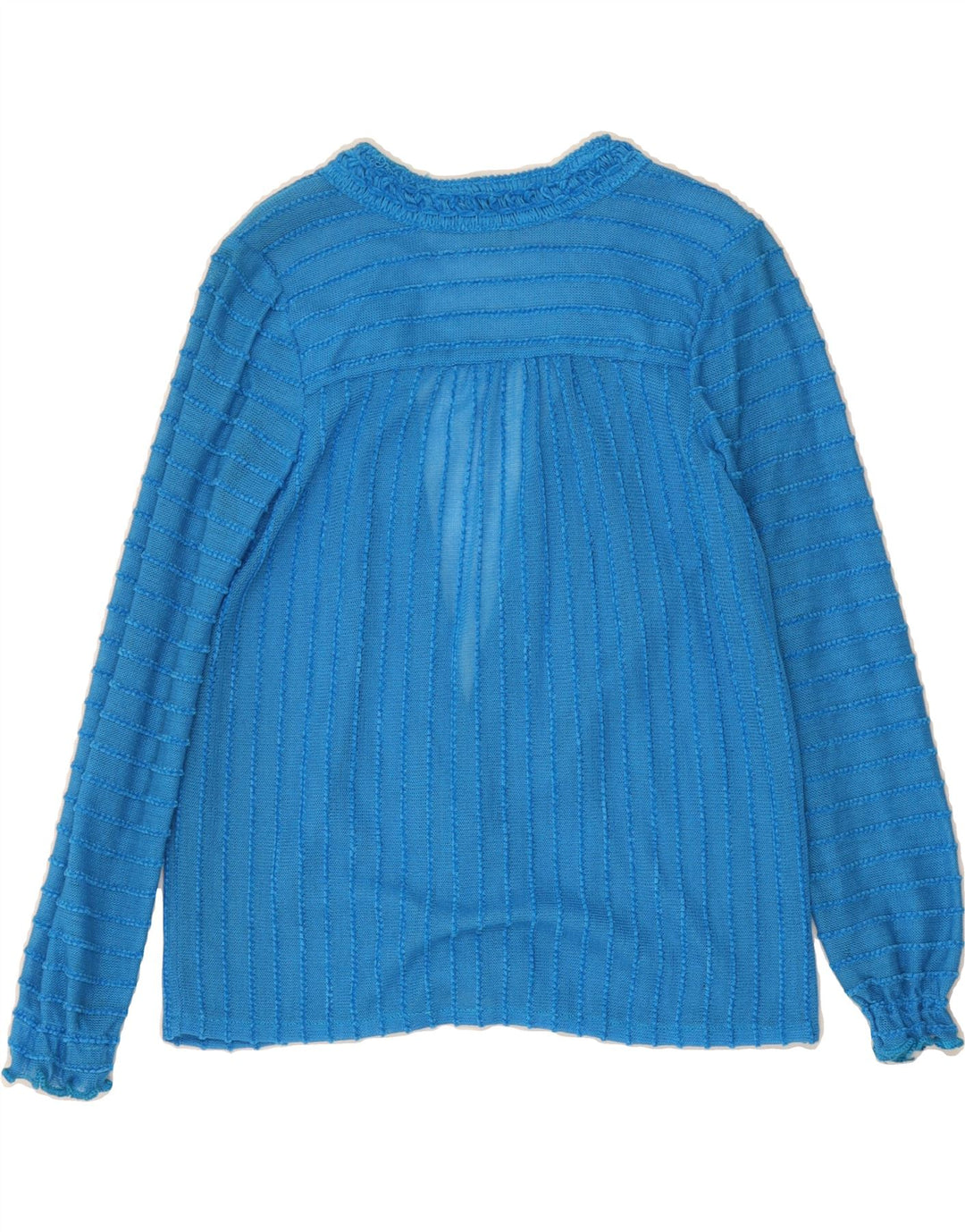 C&A Womens Long Sleeve Cardigan Top EU 38 Medium Blue Acrylic Vintage C&A and Second-Hand C&A from Messina Hembry 