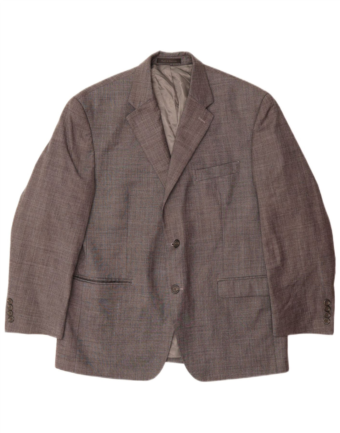 CHAPS Mens 2 Button Blazer Jacket UK 42 XL Grey Wool