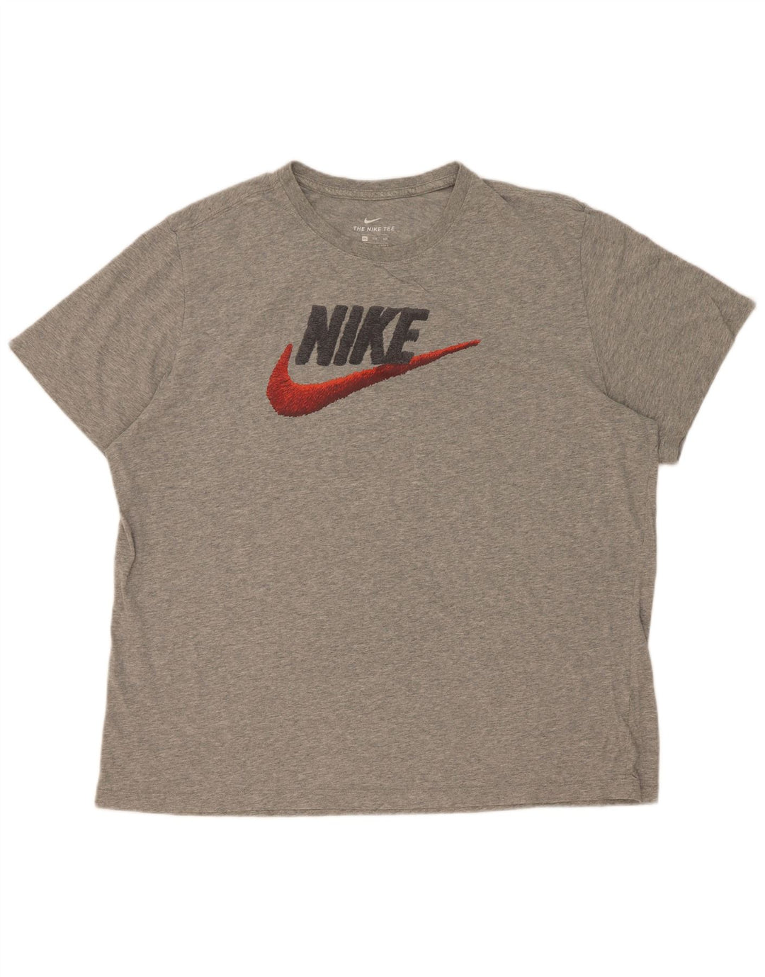 Męski T-shirt Nike Graphic Top 2XL Szary nakrapiany