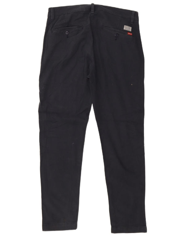 Męskie wąskie spodnie chino Levi's W32 L30 Granatowa bawełna