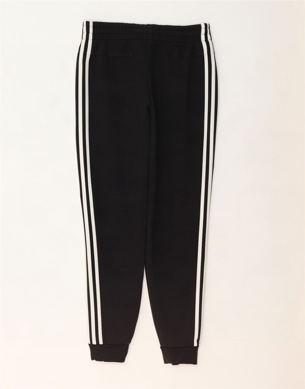 Damskie spodnie dresowe Adidas Joggers UK 12/14 Średnia czarna bawełna