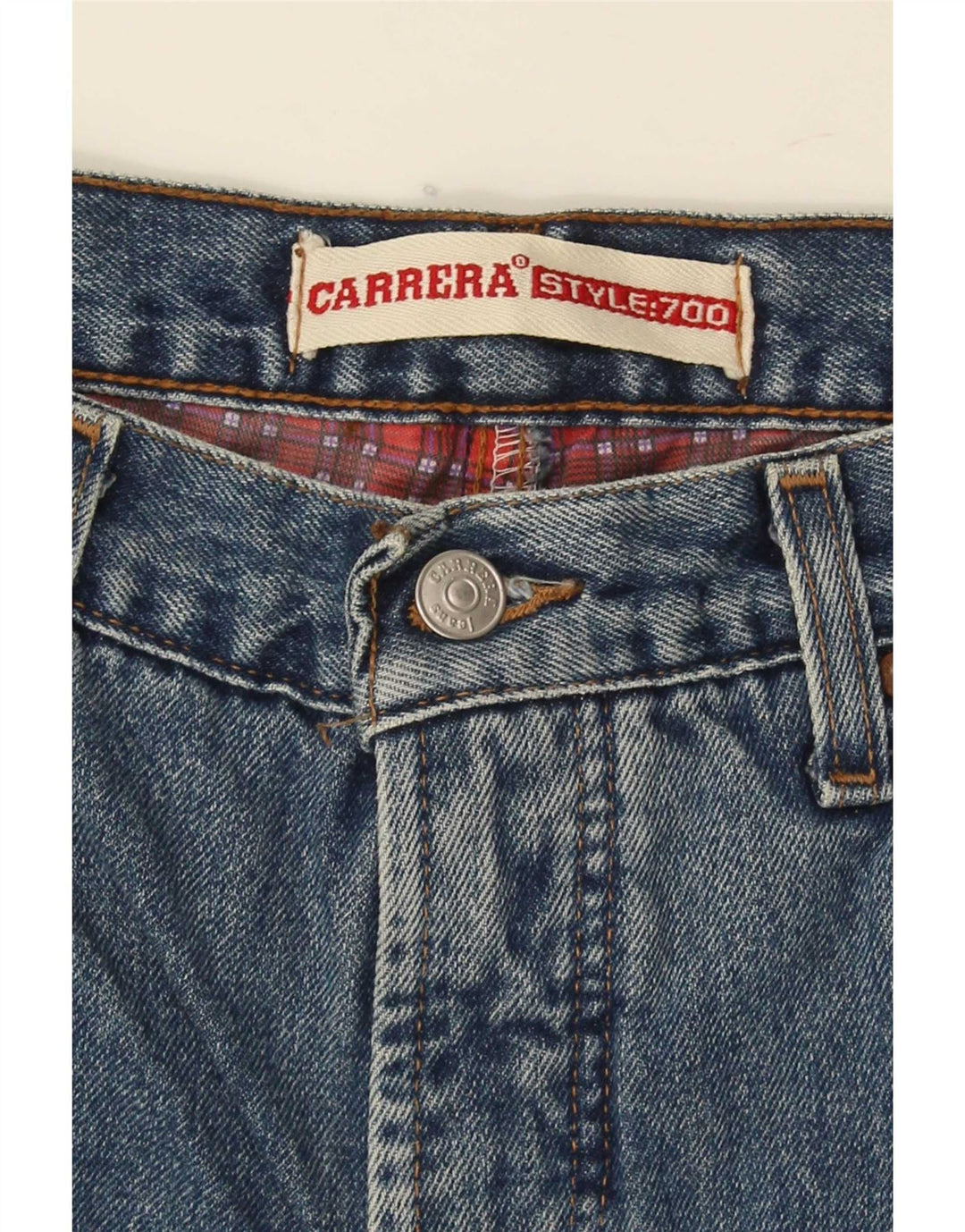 Męskie proste dżinsy Carrera W34 L30 niebieskie