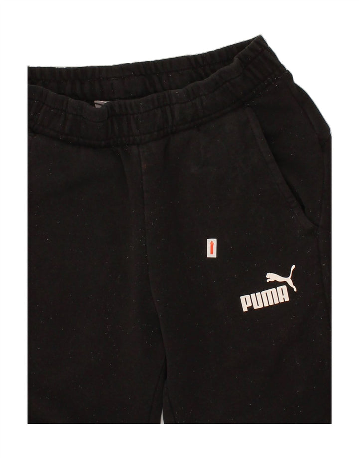 PUMA Mens Tracksuit Trousers Joggers Small Black Cotton Vintage Puma and Second-Hand Puma from Messina Hembry 