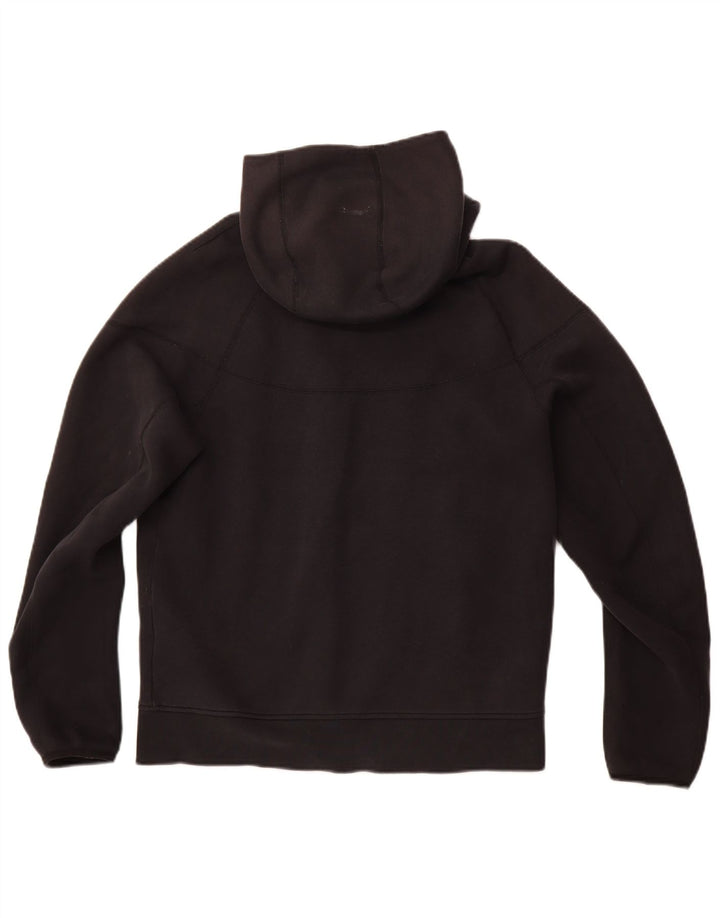 Męski sweter z kapturem i zamkiem błyskawicznym Nike, średni czarny, bawełniany