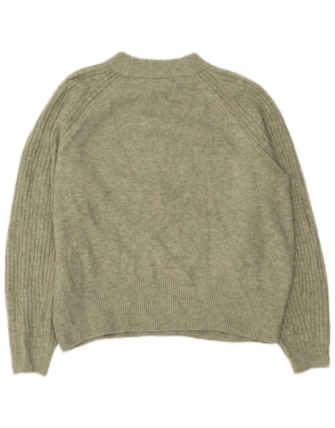 Marks & Spencer Damski sweter z golfem, UK 14, średni zielony