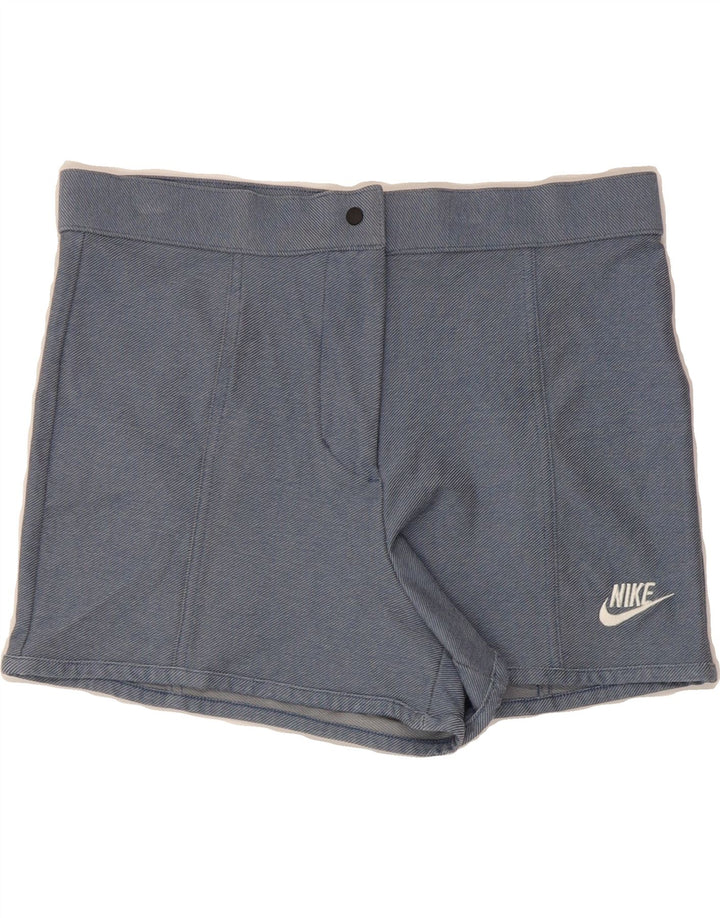 NIKE Womens Casual Shorts UK 12 Medium W32  Blue Cotton Vintage Nike and Second-Hand Nike from Messina Hembry 