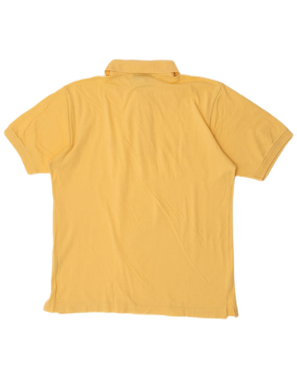 Męska koszulka polo Sergio Tacchini, średnia żółta bawełna