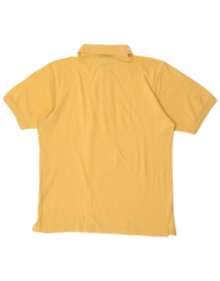 Męska koszulka polo Sergio Tacchini, średnia żółta bawełna