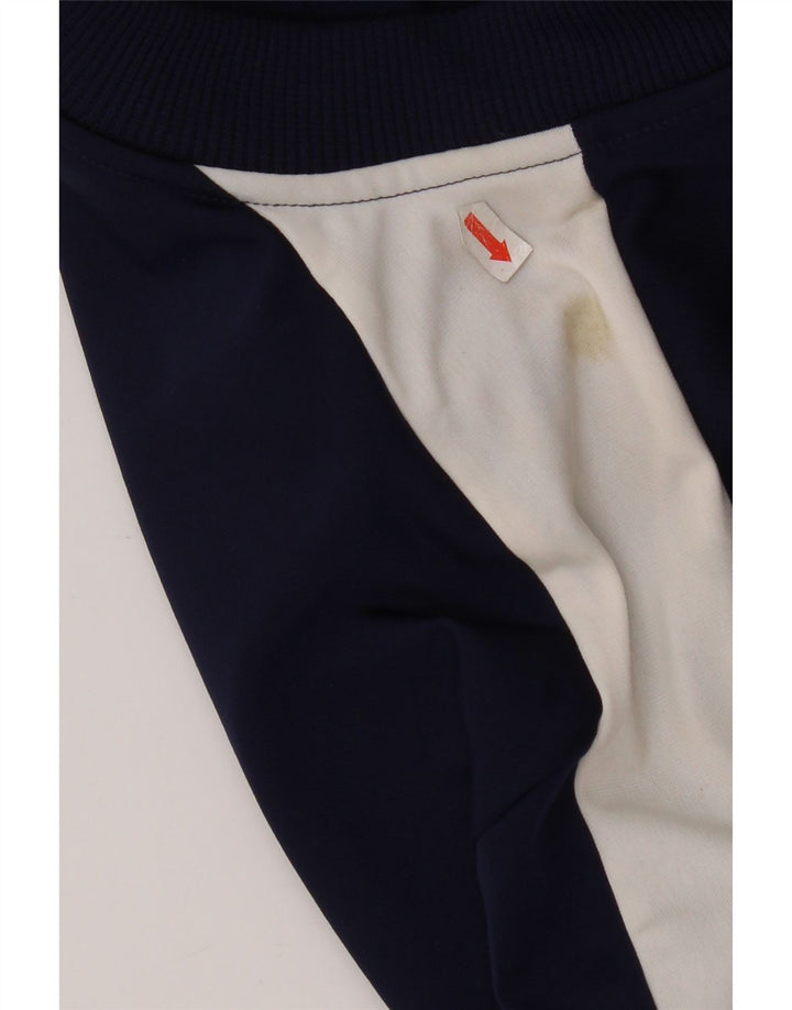 Męska kurtka dresowa Puma, mała, granatowa, z poliestru w blokach kolorów