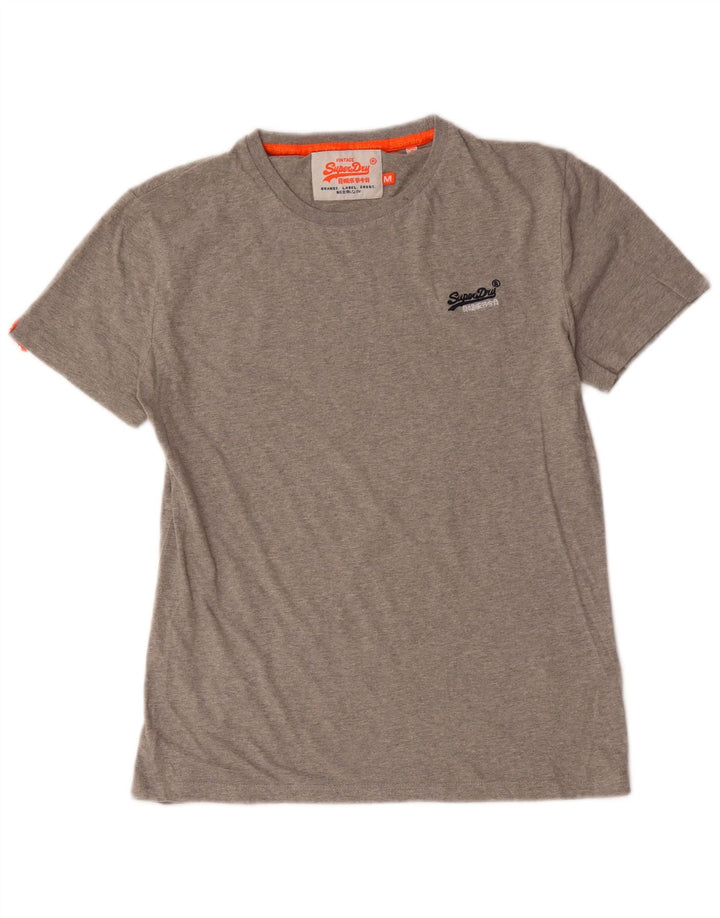 T-shirt męski Superdry, bawełniany, średnioszary
