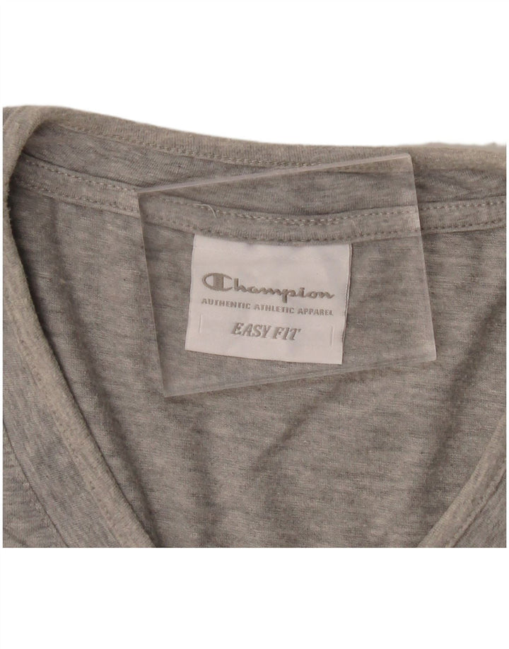 CHAMPION Womens Easy Fit T-Shirt Top UK 16 Large Grey