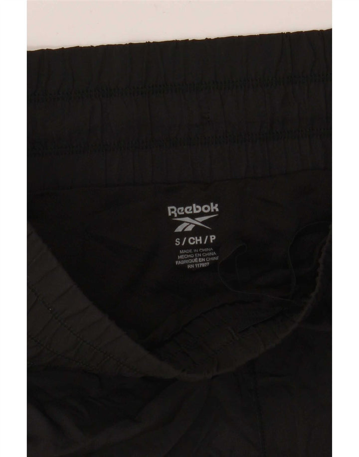Damskie spodenki sportowe Reebok UK 10, małe, czarne, poliestrowe
